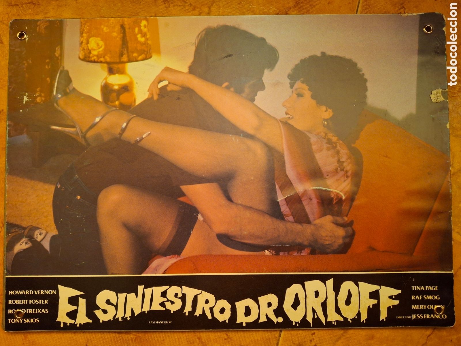 Cine: Lote 5 Fotocromos Originales - El Siniestro Doctor Orloff (1984) Jess Franco