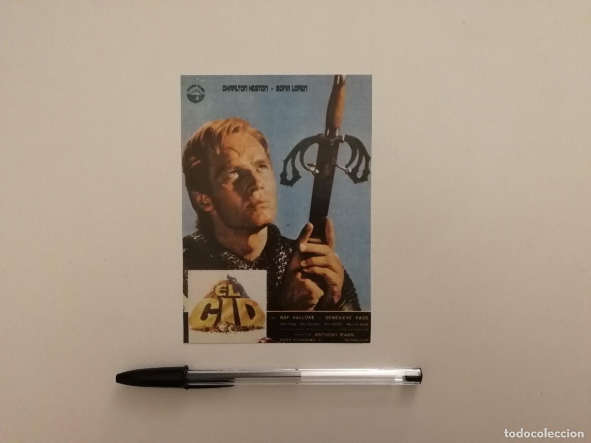 Cine: TARJETA ACARTONADA -9*13- EL CID - CHARLTON HESTON