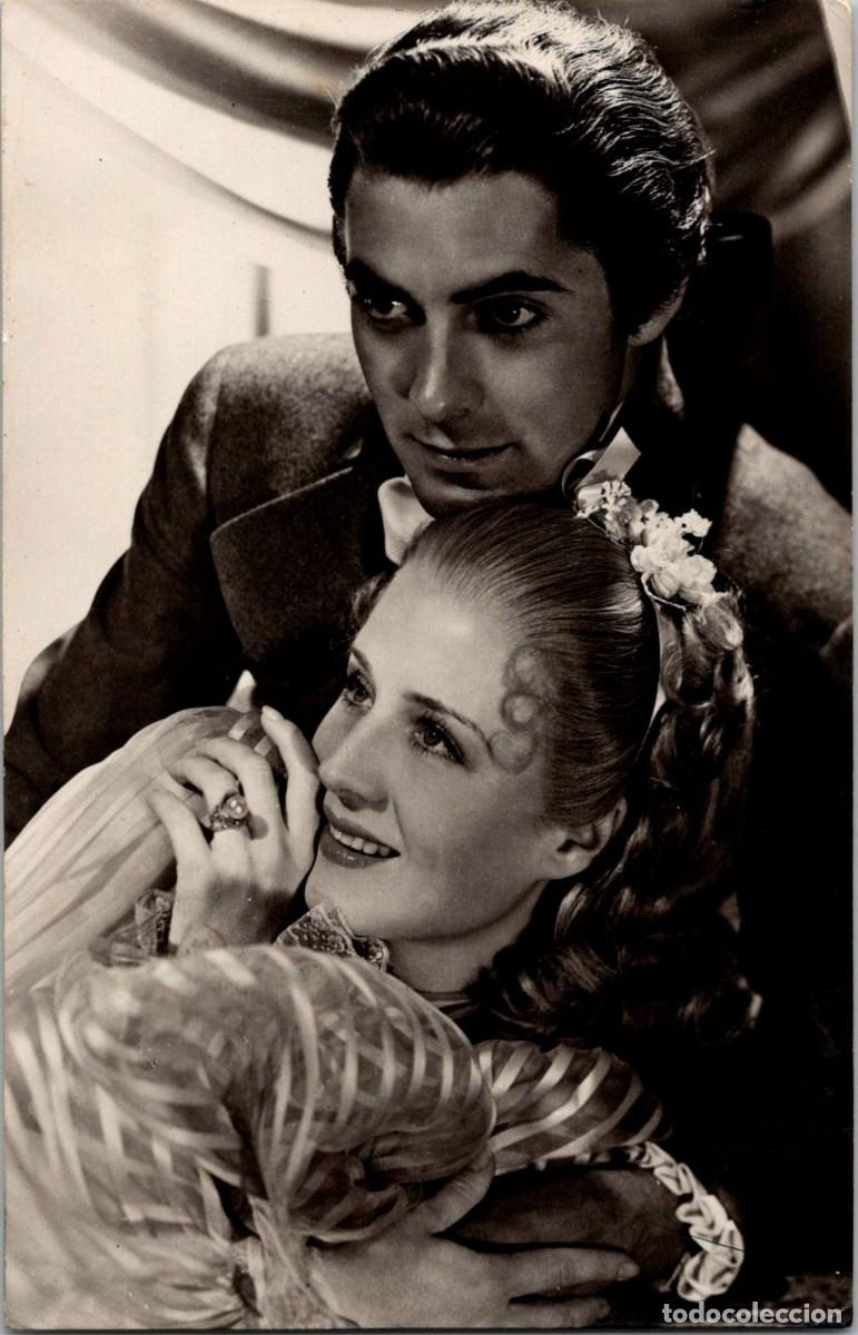 Cine: Tyrone Power y Norma Shearer - Mar&iacute;a Antonieta (M G M) - Archivo Bermejo 4060 - 132x85mm