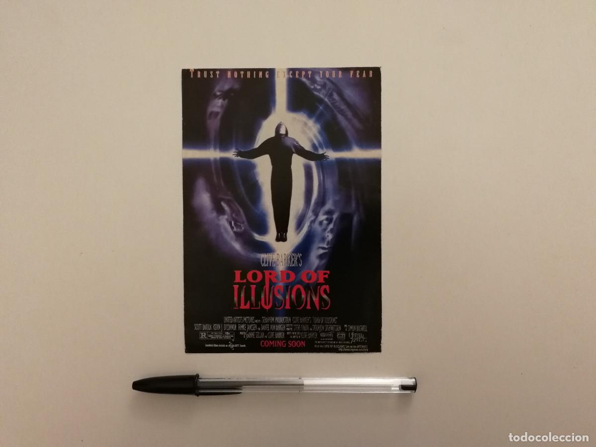 Cine: TARJETA ACARTONADA -10*15- EL SE&Ntilde;OR DE LAS ILUSIONES - TERROR - CLIVE BARKER - SCOTT BAKULA