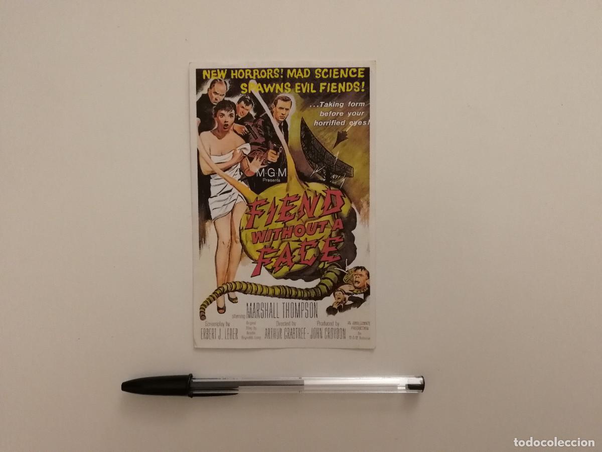 Cine: IMPRESO PAPEL -9*13- Fiend Without A Face - TERROR - El Monstruo sin rostro
