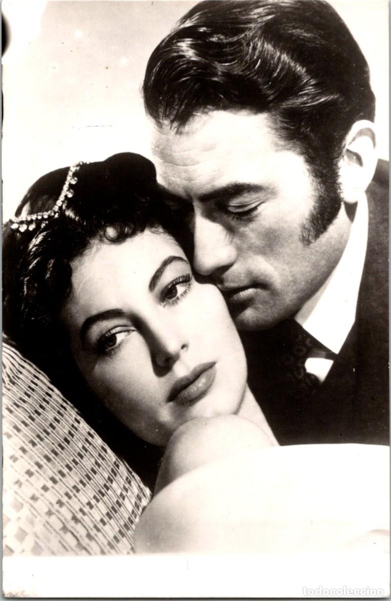 Cine: Ava Gardner y Gregory Peck - Sin m&aacute;s datos - 139x90mm - El gran pecador