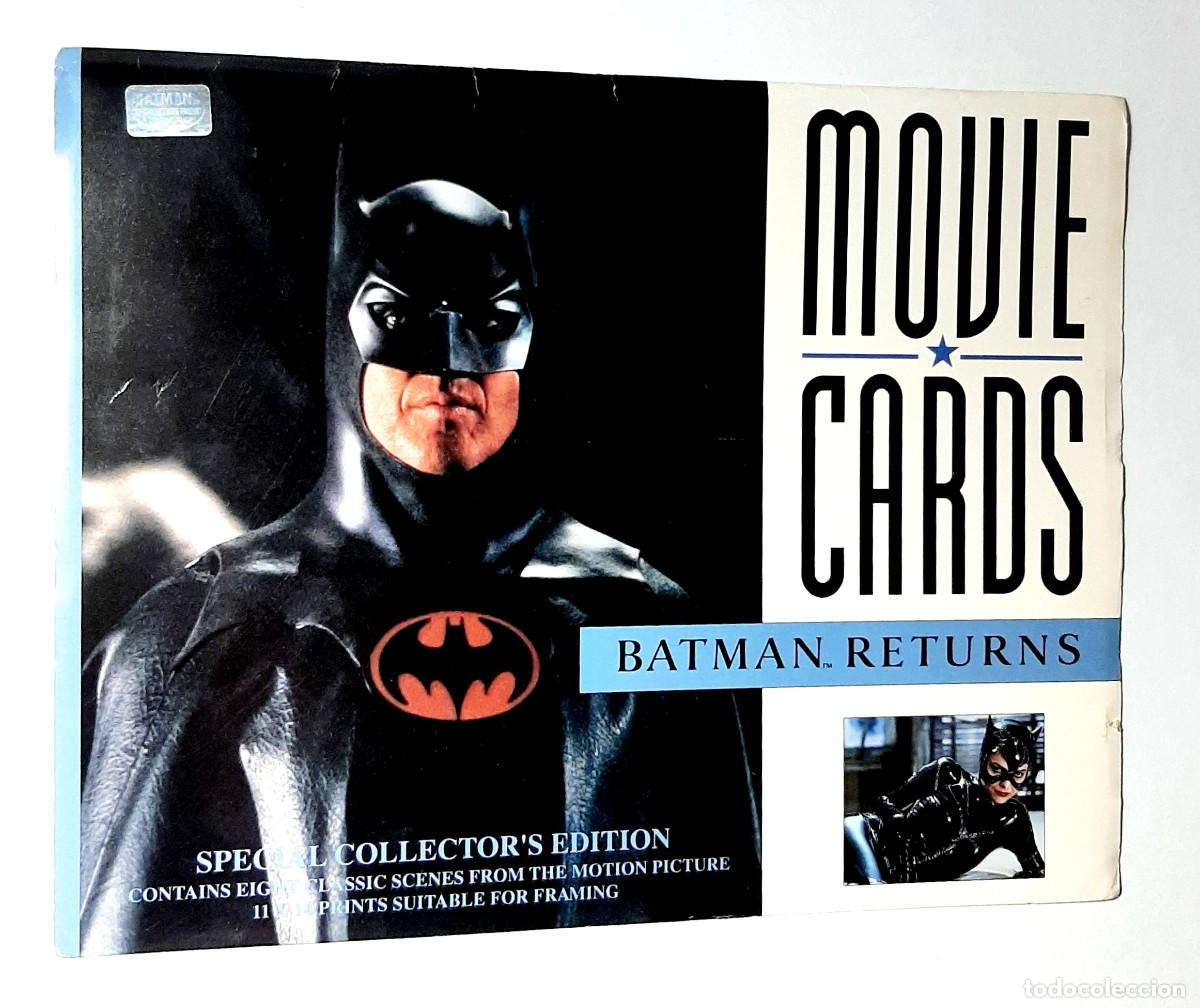 Cine: BATMAN 1989 + BATMAN RETURNS 1992. 16: 8 + 8 MOVIE CARDS SPECIAL COLLECTOR'S EDITION. 28&times;35,5.
