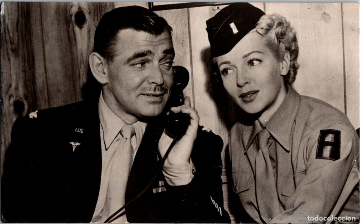Cine: Clark Gable y Lana Turner - Proa - 141x87mm - Regreso - Homecoming 1948 - Uniformes Militares