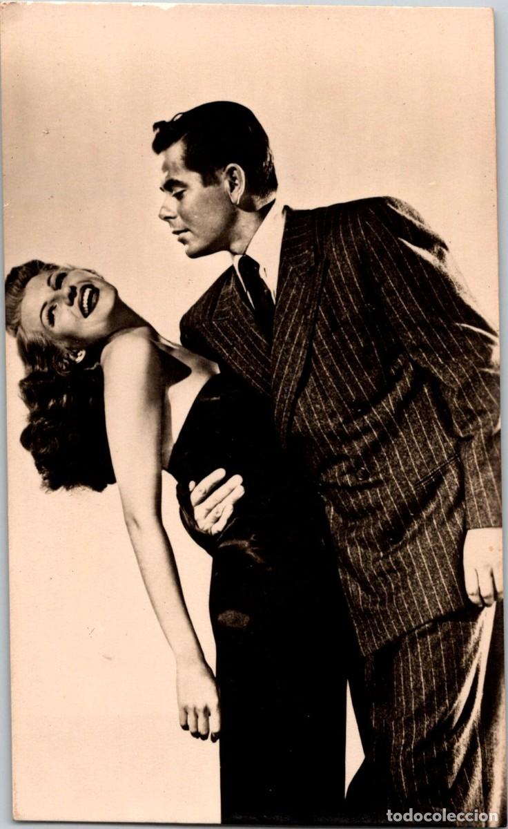 Cine: Rita Hayworth y Glenn Ford - Sin datos - 137x88mm - Gilda 1946