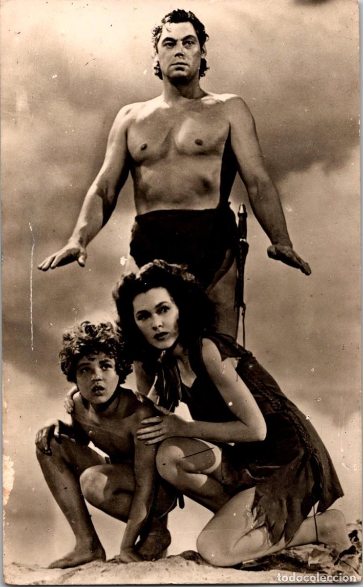 Cine: Tarz&aacute;n y Familia - Sin ning&uacute;n dato - 133x85mm - Johnny Weissmuller y Maureen O'Sullivan