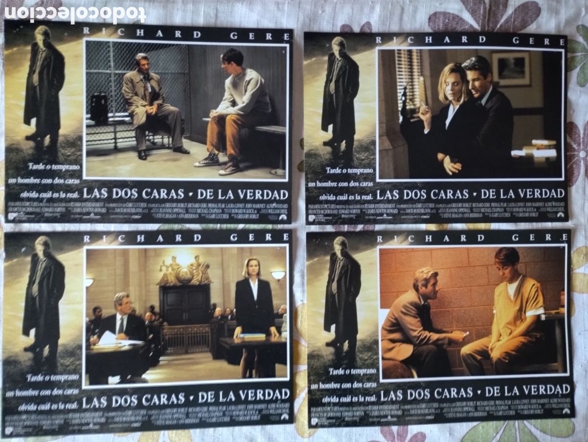Cine: 8 FOTOCROMOS - LAS DIS CARAS DE LA VERDAD - RICHARD GERE