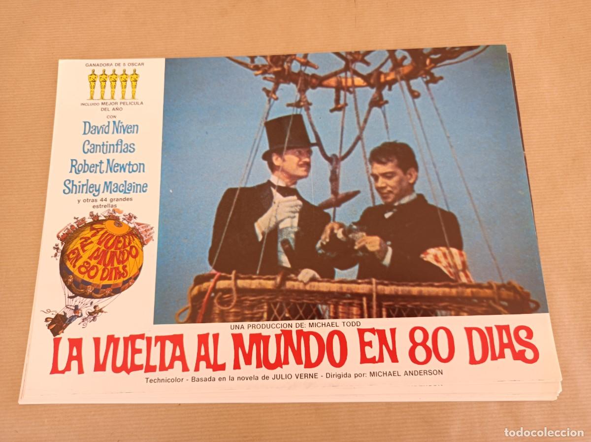 Cine: 10 FOTOCROMOS LA VUELTA AL MUNDO EN 80 D&Iacute;AS JUEGO COMPLETO