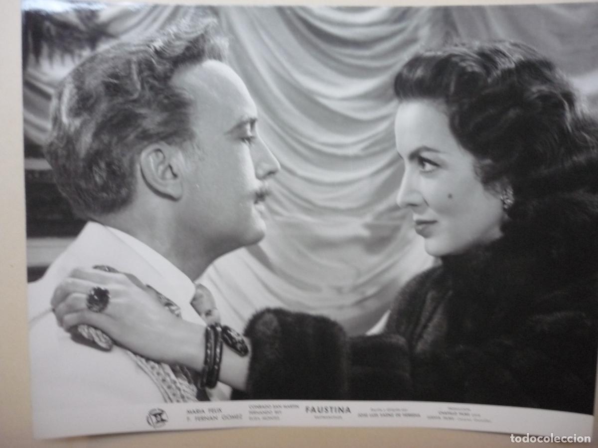 Cine: faustina - foto original b/n - maria felix guillermo marin - Jos&eacute; Luis S&aacute;enz de Heredia