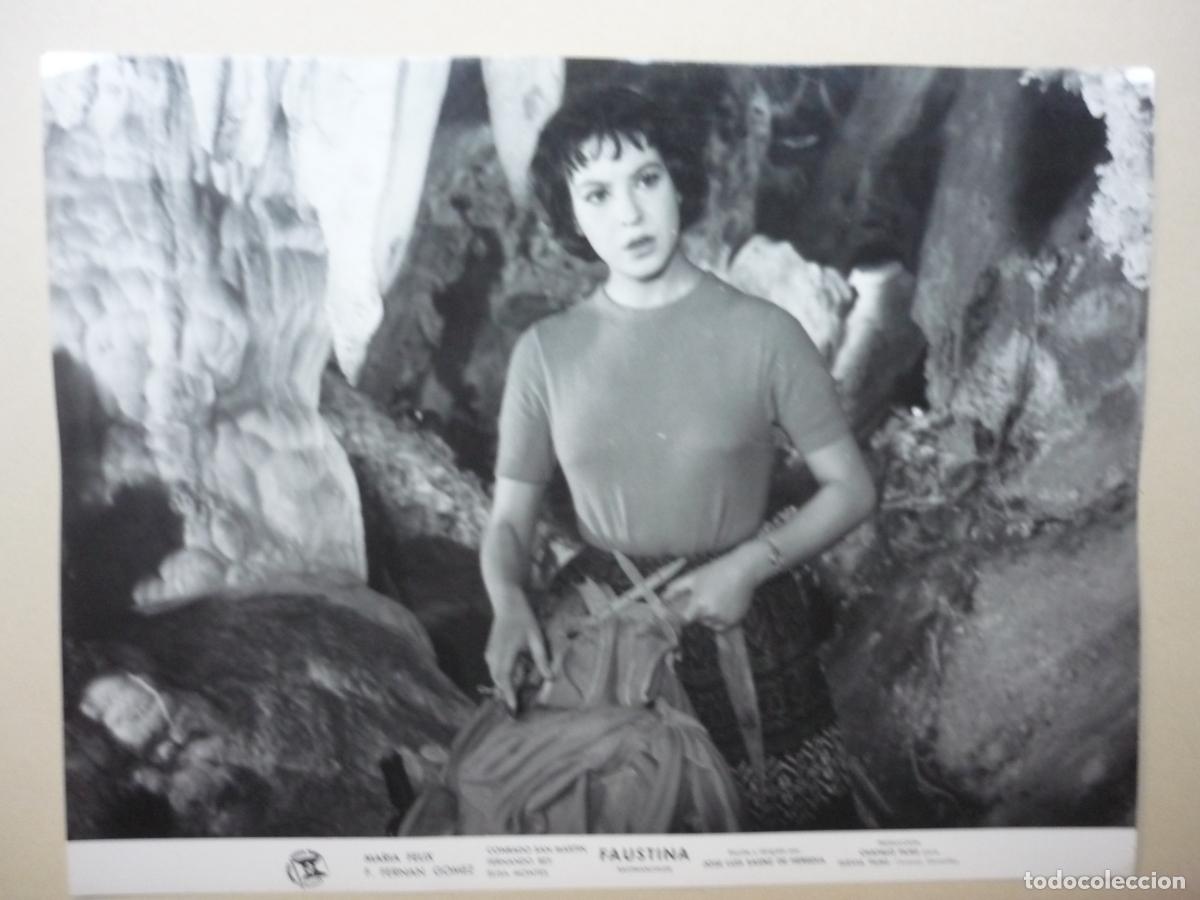 Cine: faustina - foto original b/n - elisa montes - Jos&eacute; Luis S&aacute;enz de Heredia cine espa&ntilde;ol