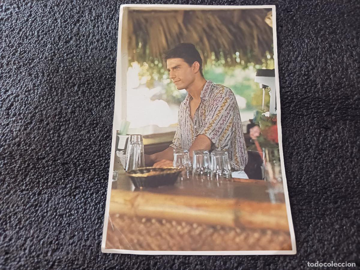 Cine: lamina papel fino, tama&ntilde;o postal, ficha de tom cruise