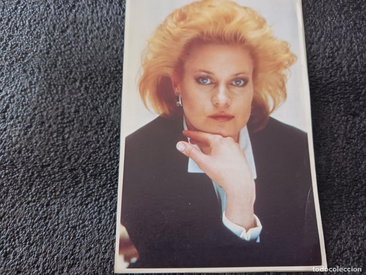 Cine: lamina papel fino, tama&ntilde;o postal, ficha de melanie griffith