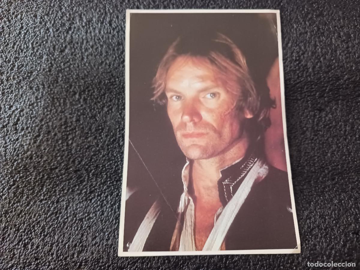 Cine: lamina papel fino, tama&ntilde;o postal, ficha de sting