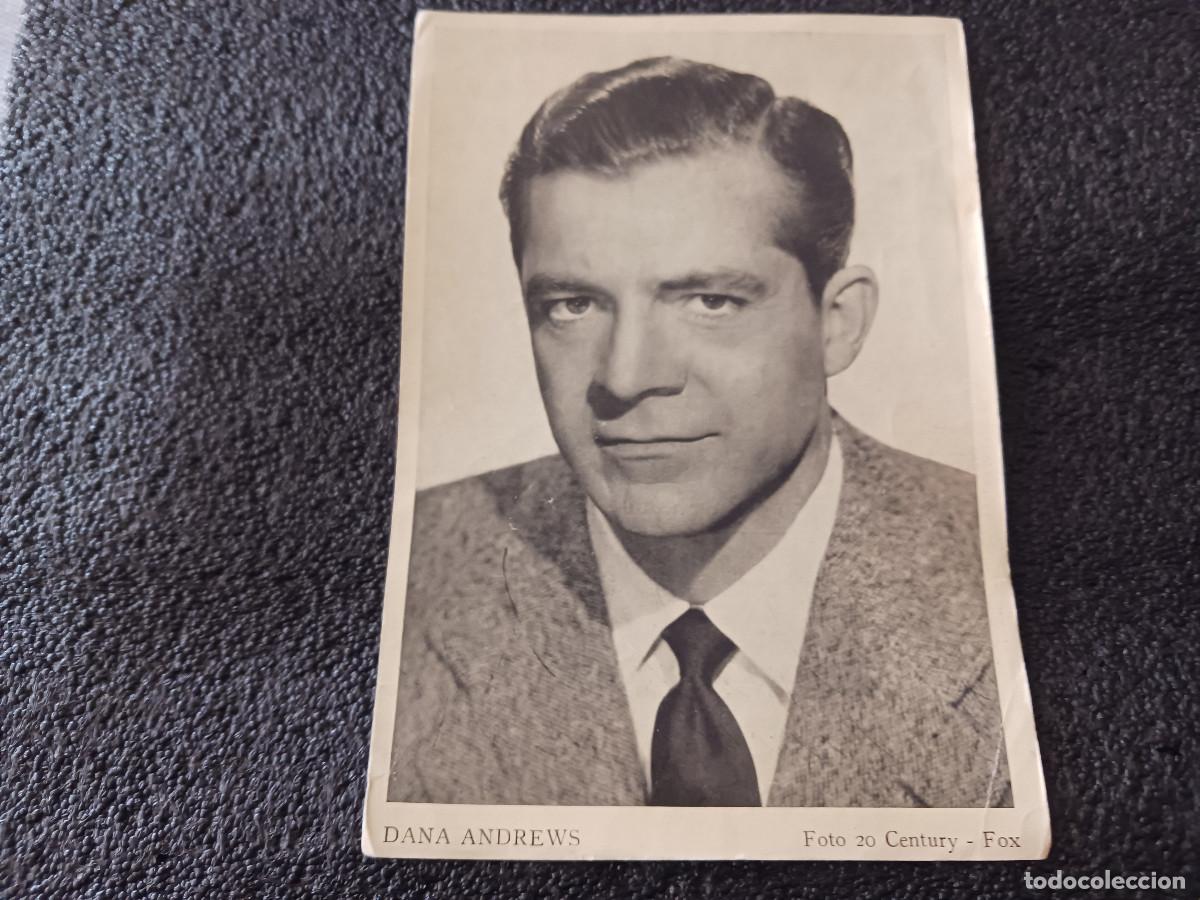 Cine: lamina papel fino, dana andrews, n&ordm; 19 obsequio de la revista florita