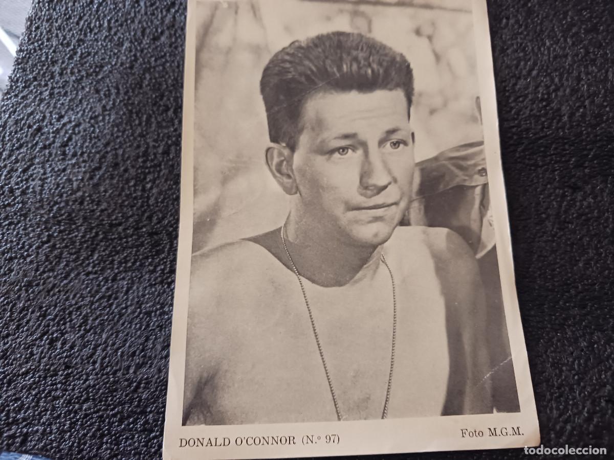 Cine: lamina papel fino, donald o`connor, n&ordm; 97 obsequio de la revista florita