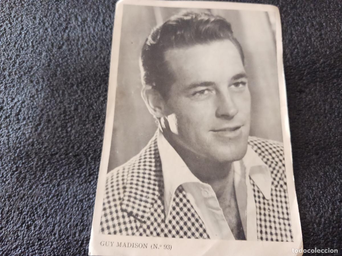 Cine: lamina papel fino, guy madison, n&ordm; 93 obsequio de la revista florita