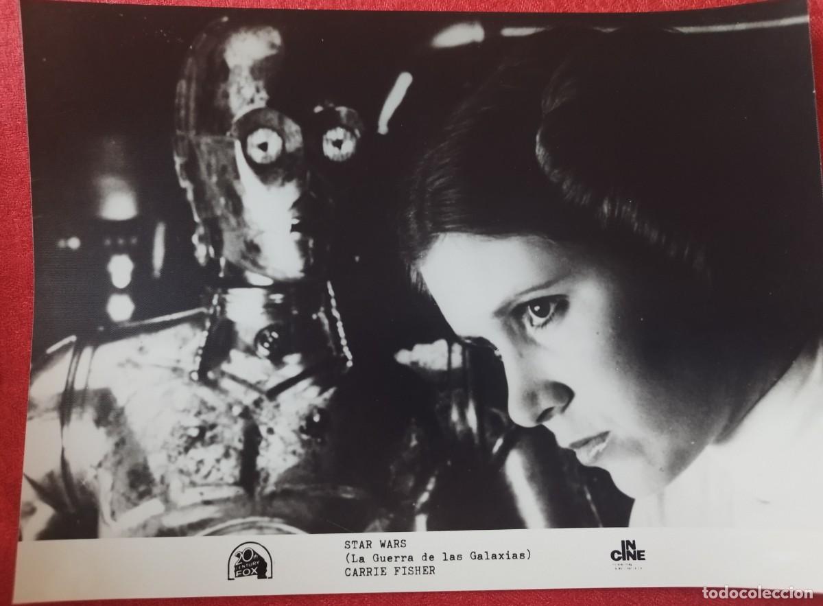 Cine: La guerra de las galaxias STAR WARS Original 1977 Impecable Princesa Leia (Carrie Fisher) C3PO