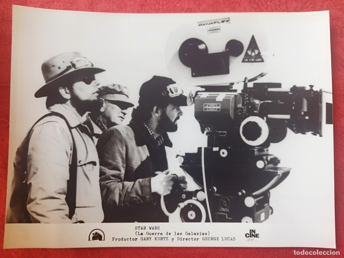 Cine: La Guerra de las Galaxias STAR WARS 1977 Foto Prensa Original George Lucas - Rodaje