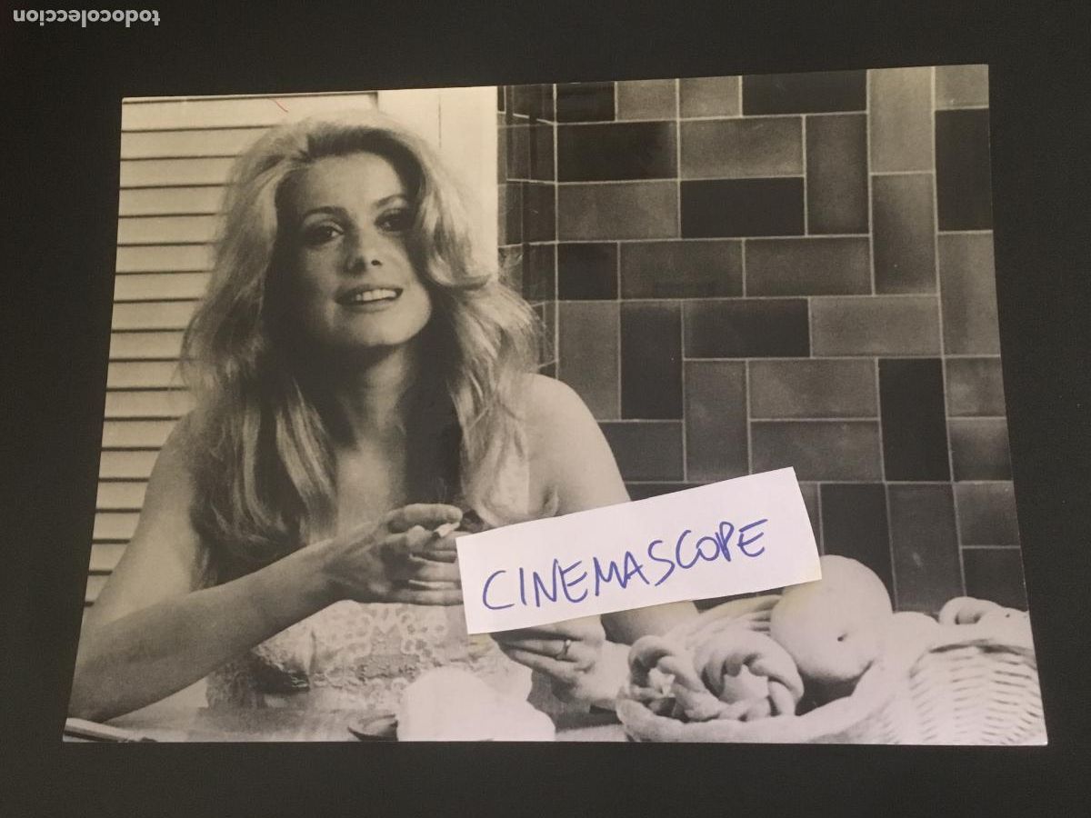 Cine: catherine deneuve foto original antigua