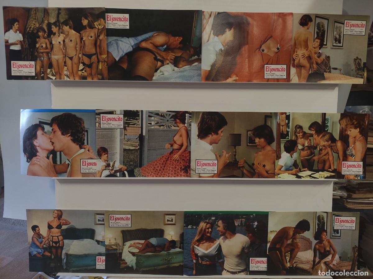 Cine: EL JOVENCITO. LUCIO FLAUTO, Romano Scandariato, H&eacute;l&egrave;ne Chanel, Flora Saggese, 12 FOTOCROMOS