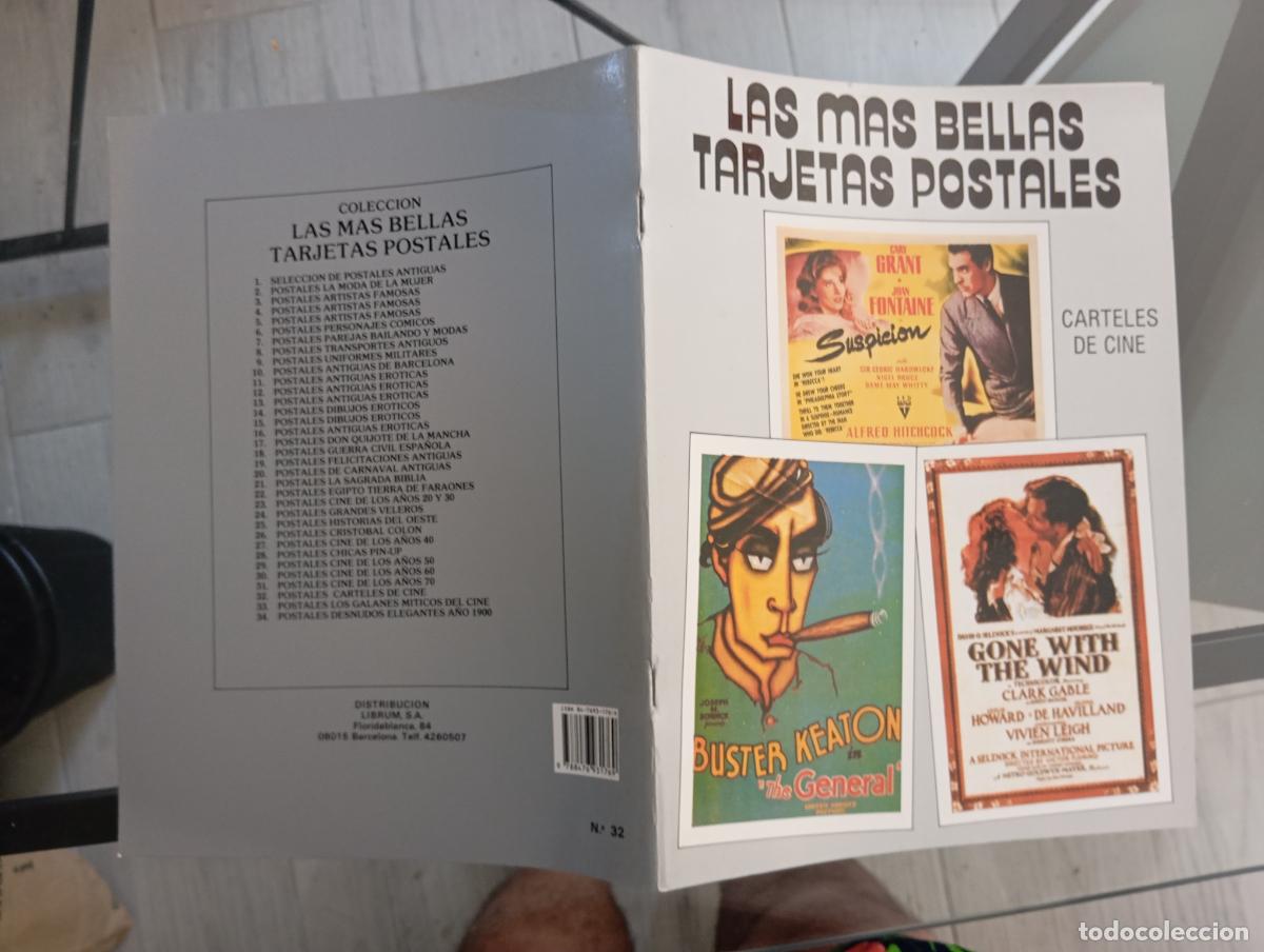 Cine: Las m&aacute;s bellas tarjetas postales n&ordm; 32, carteles de cine completo y nuevo