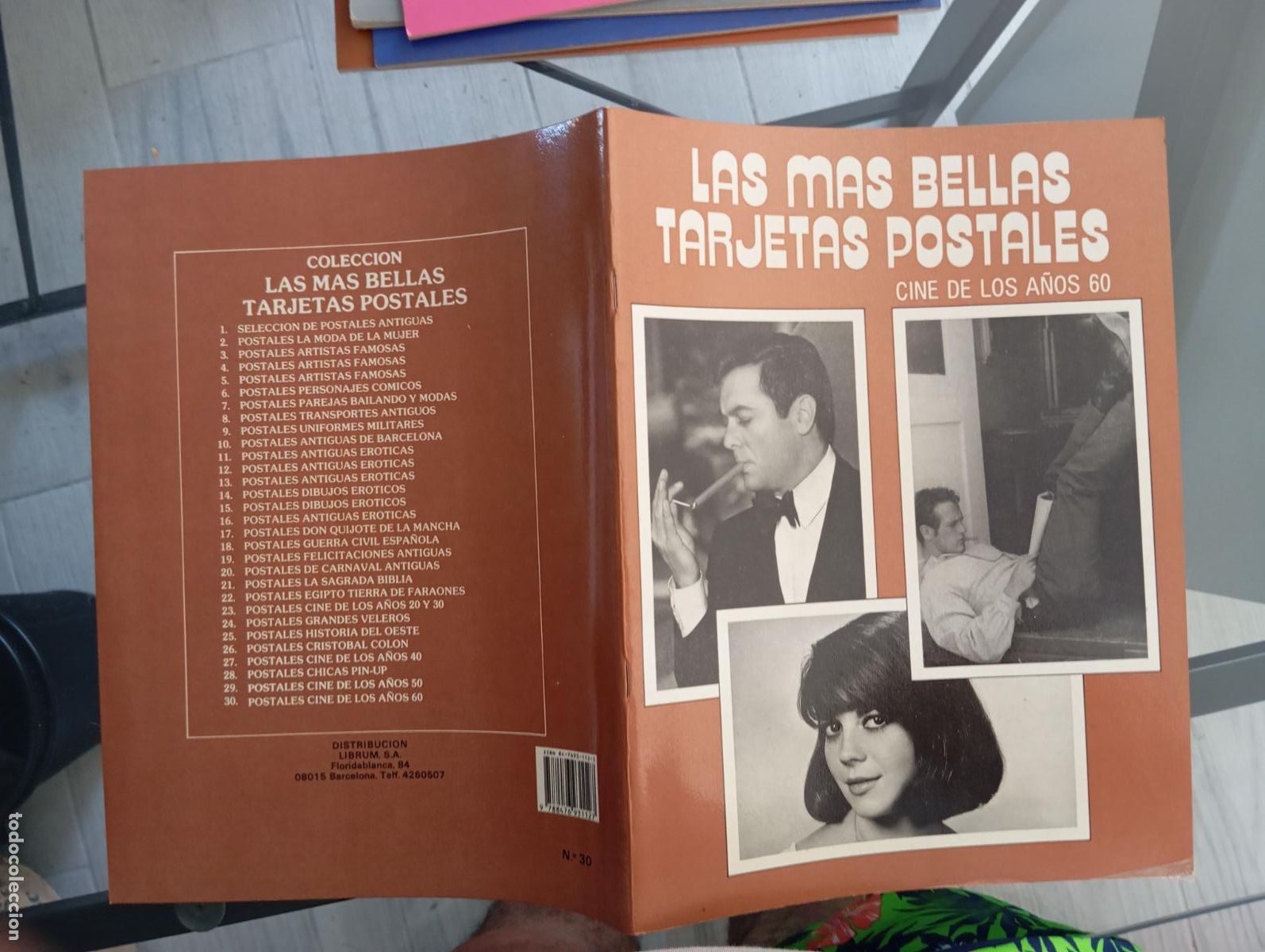 Cine: Las m&aacute;s bellas tarjetas postales n&ordm; 30, cine de los a&ntilde;os 60 completo y nuevo