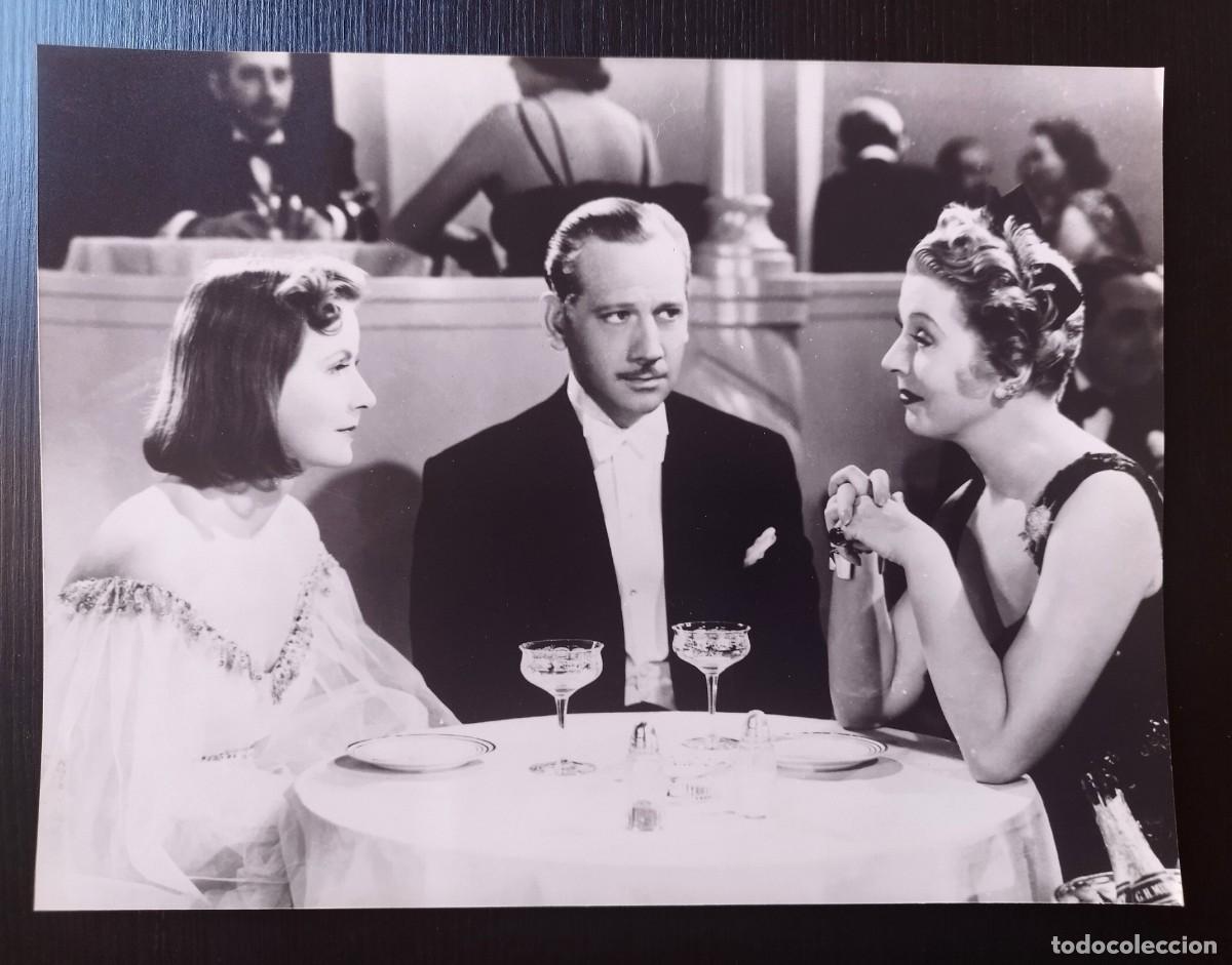 Cine: NINOTCHKA - Foto Prensa Original - GRETA GARBO, Melvyn Douglas e Ina Claire - Ernst Lubitsch