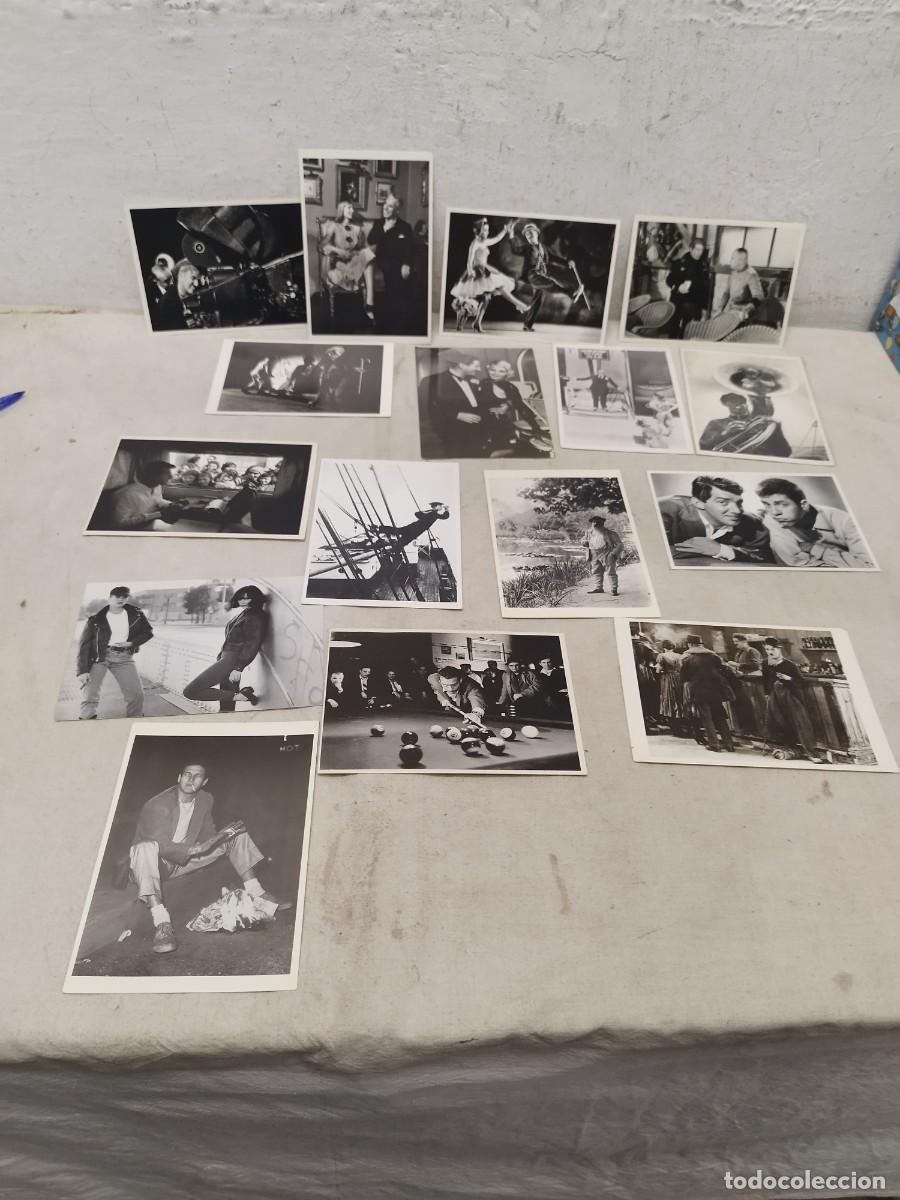 Cine: Lote de 16 tarjetas postales de actrices y actores de cine.