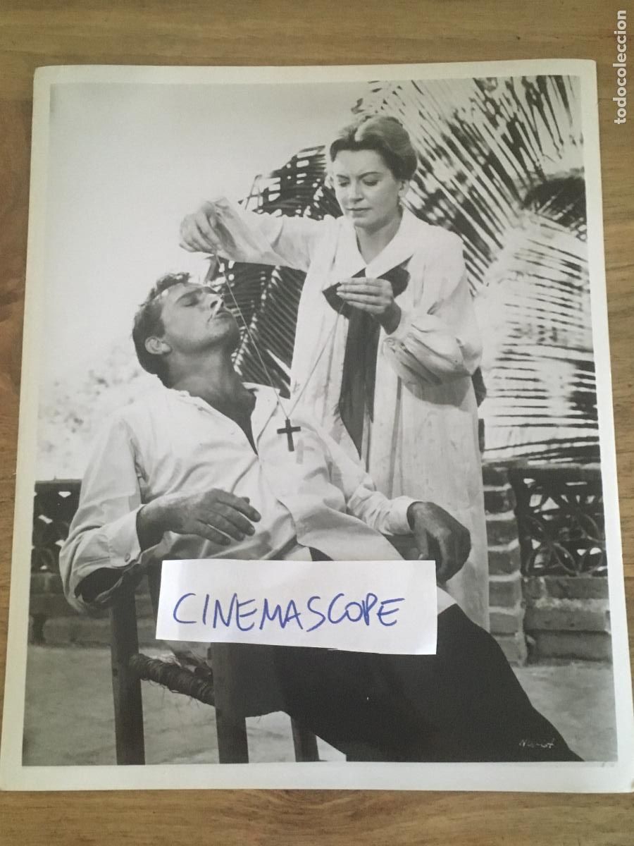 Cine: la noche de la iguala deborah kerr richard burton john huston foto original antigua
