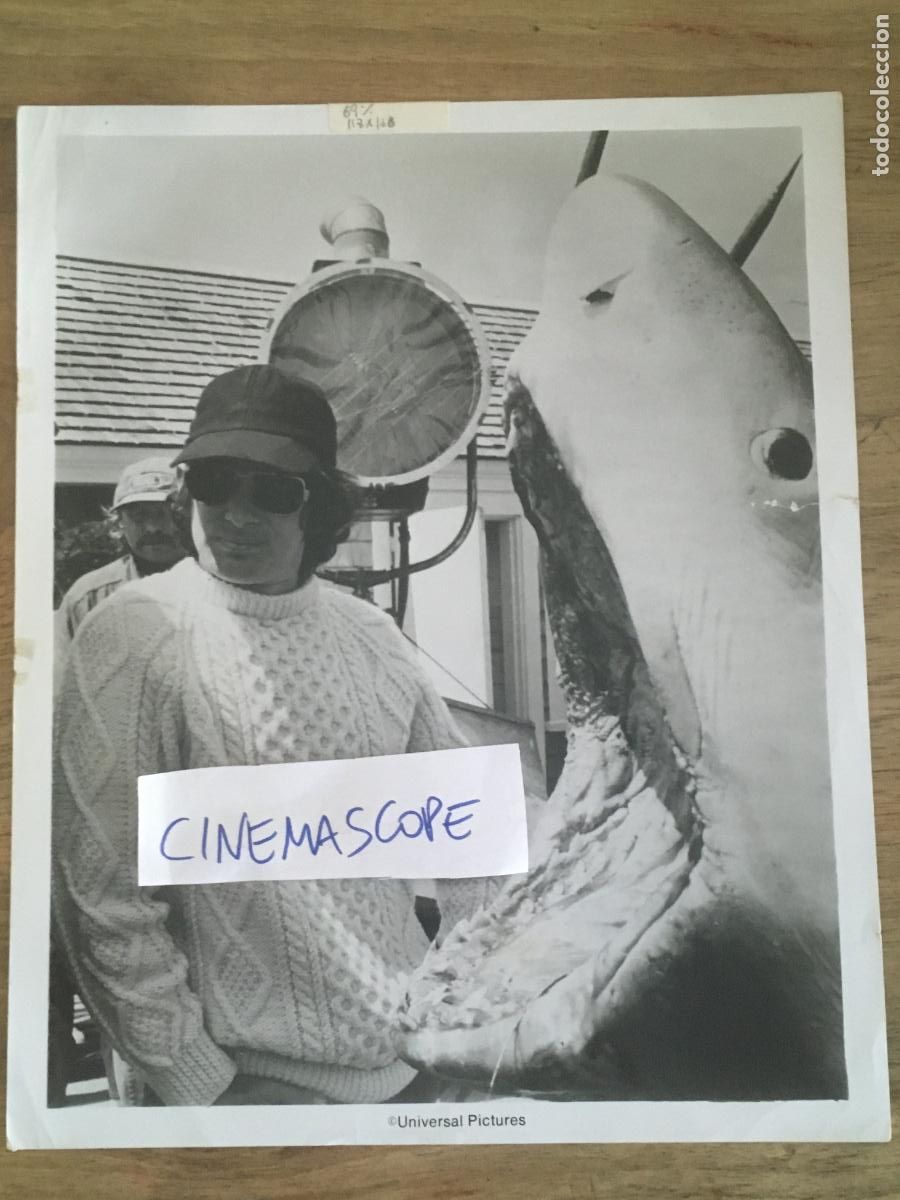 Cine: steven spielberg tiburon jaws foto original antigua