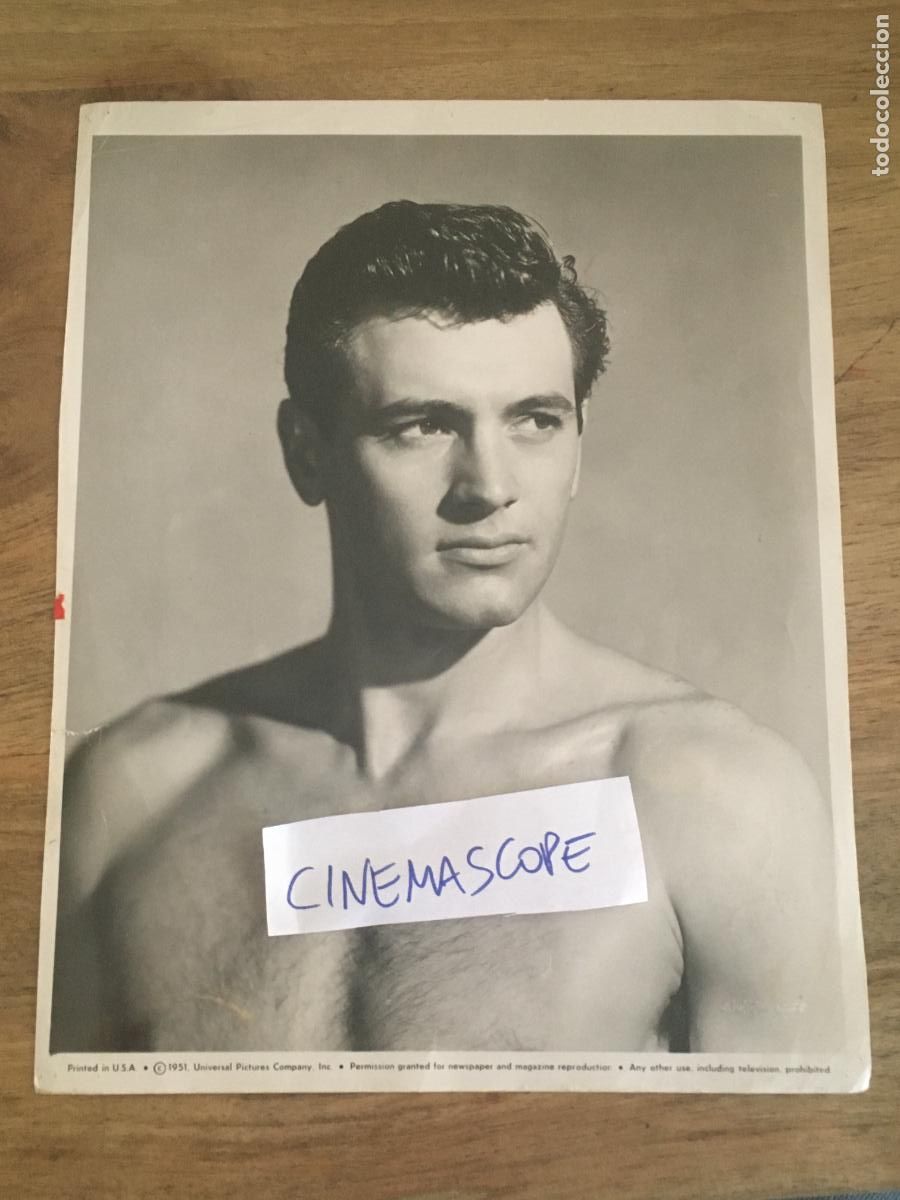 Cine: rock hudson foto original antigua