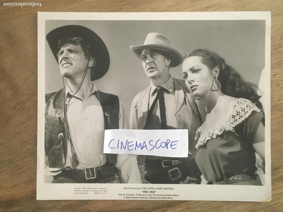 Cine: sara montiel gary cooper burt lancaster vera cruz foto original antigua