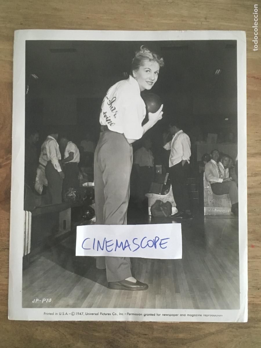 Cine: joan fontaine foto original antigua