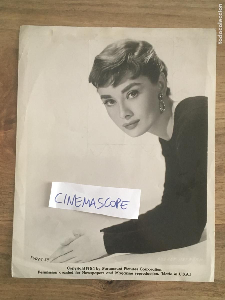 Cine: audrey hepburn foto original antigua