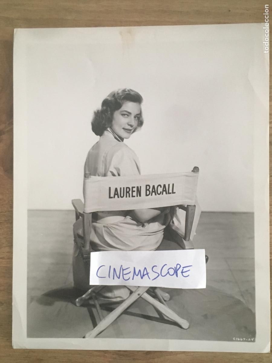 Cine: lauren bacall foto original antigua