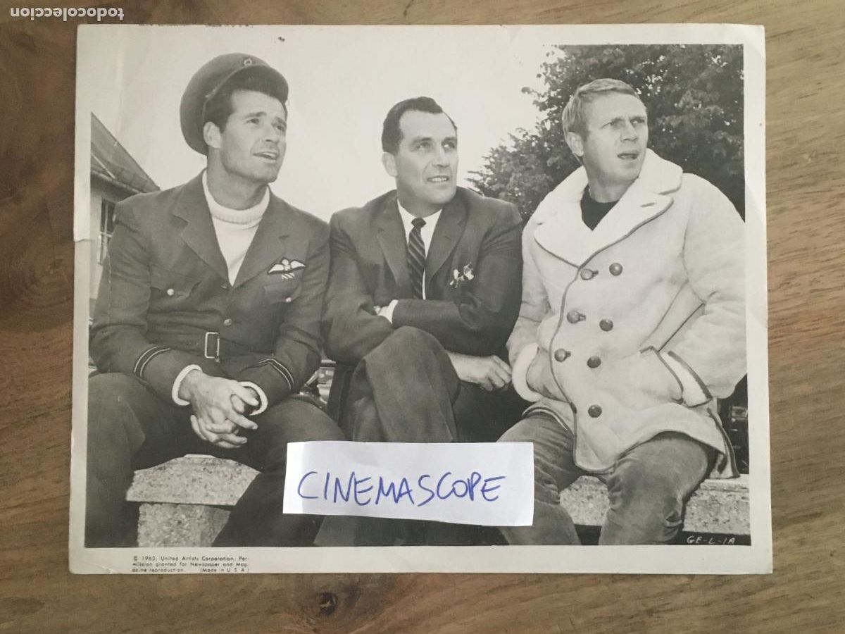 Cine: steve mcqueen james garner la gran evasion the great escape foto original antigua