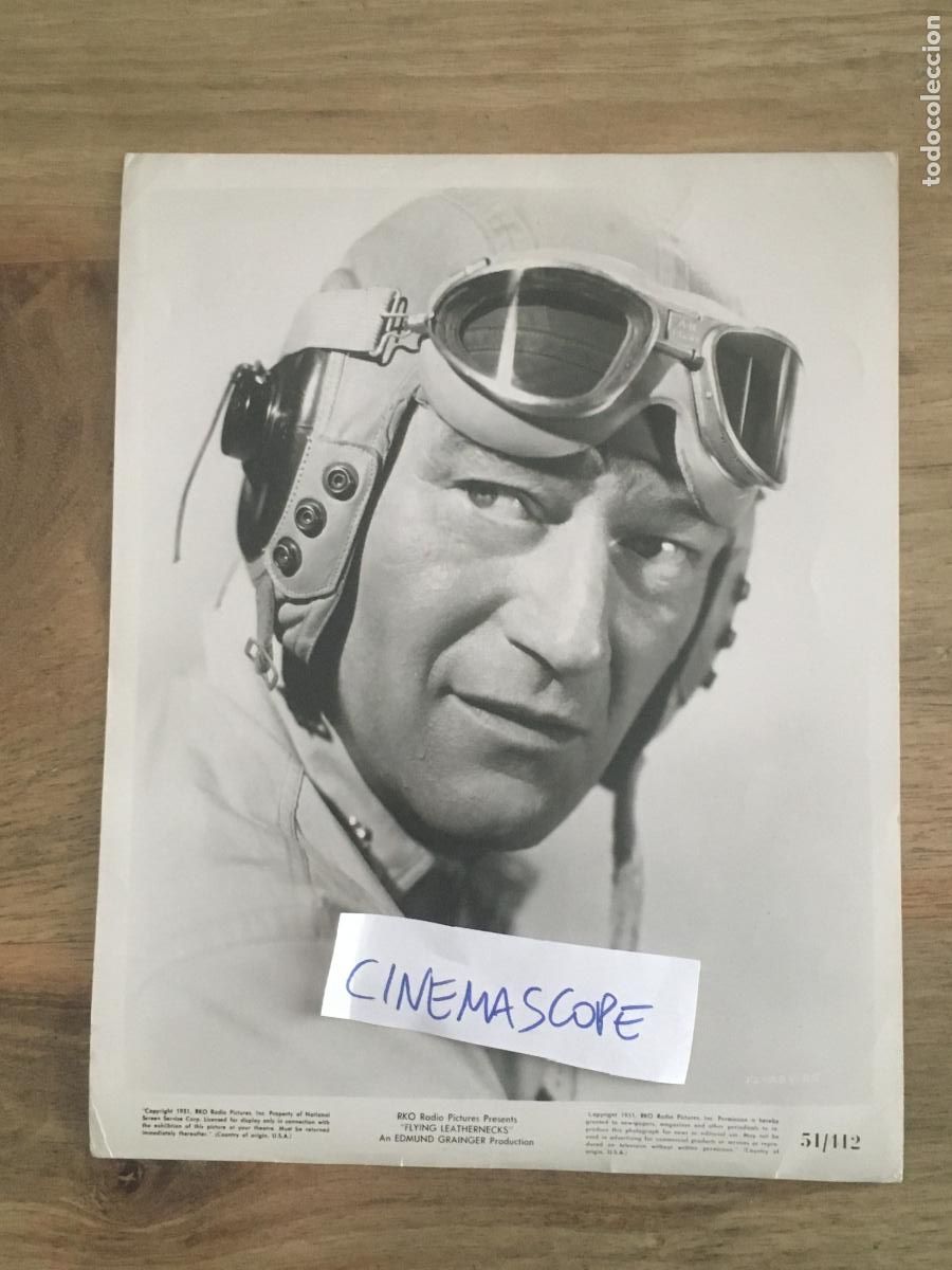 Cine: john wayne Infierno en las nubes flying leathernecks foto original antigua