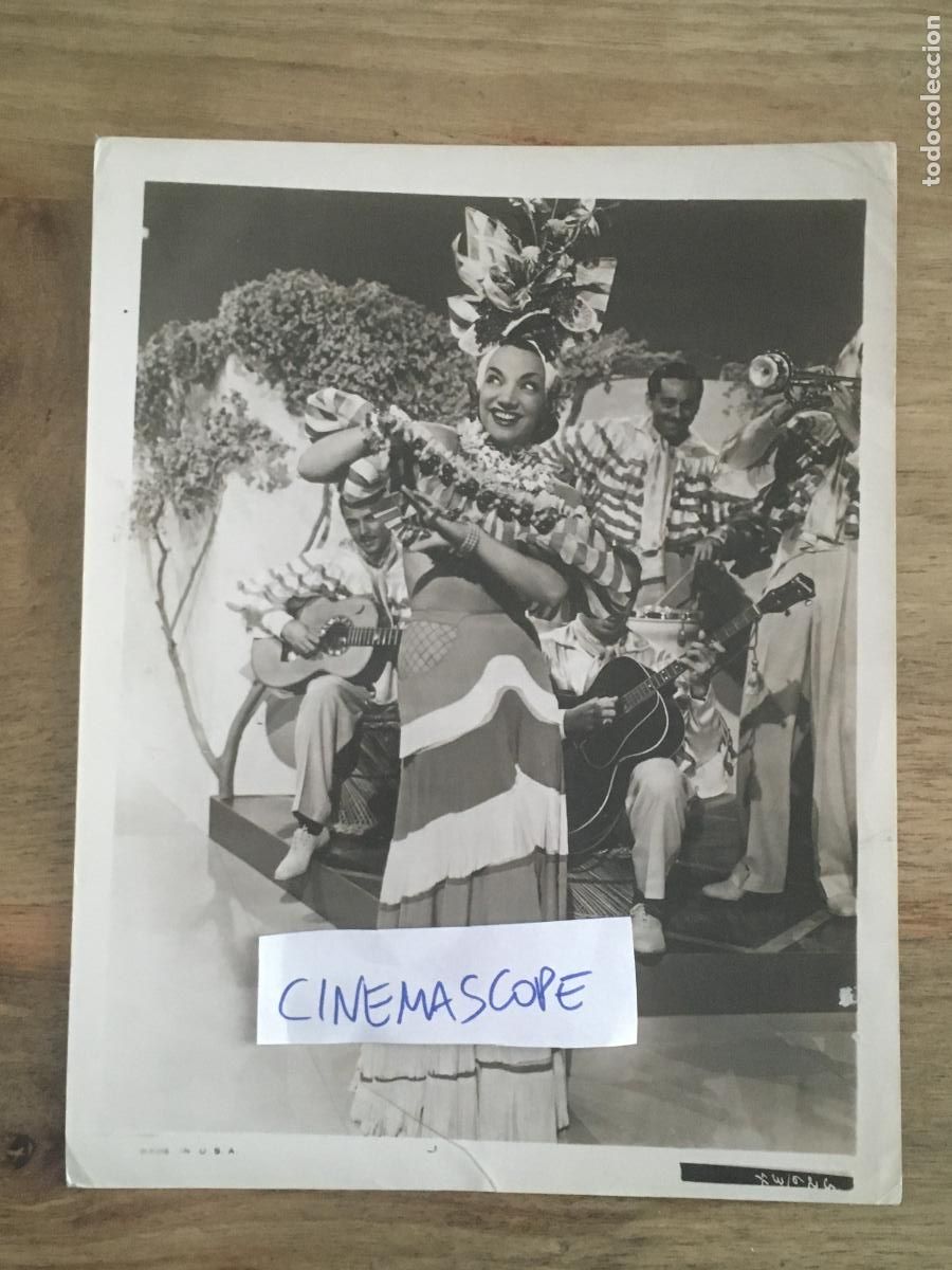 Cine: carmen miranda foto original antigua