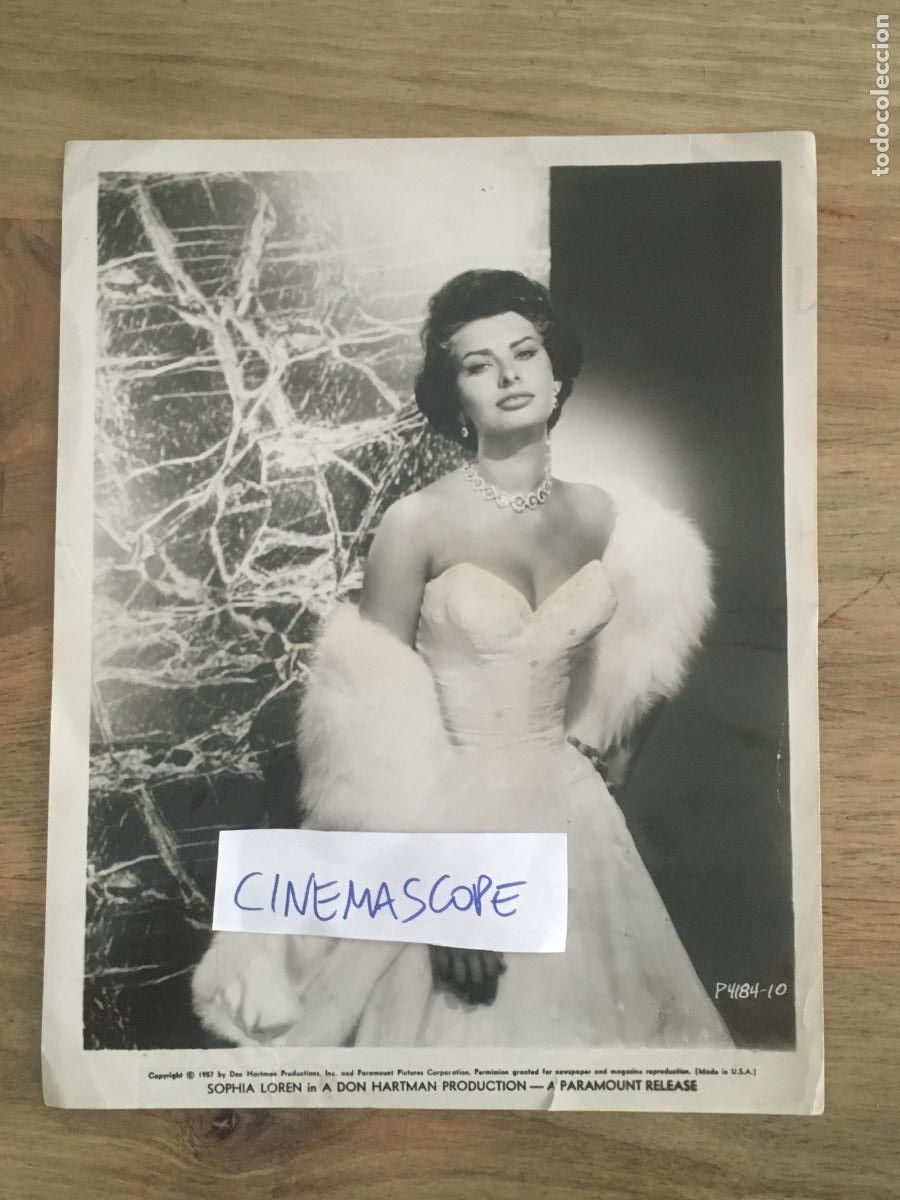 Cine: sofia loren foto original antigua