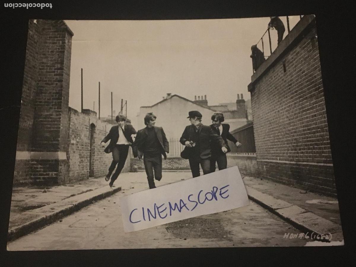 Cine: beatles que noche la de aquel dia foto espa&ntilde;ola original estreno a&ntilde;os 60