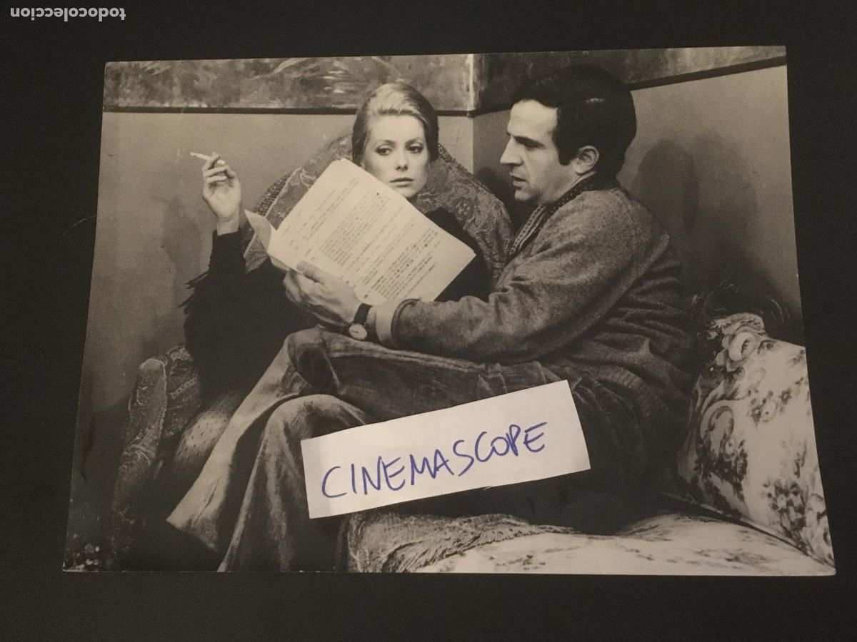 Cine: catherine deneuve fran&ccedil;ois fruffaut foto original antigua