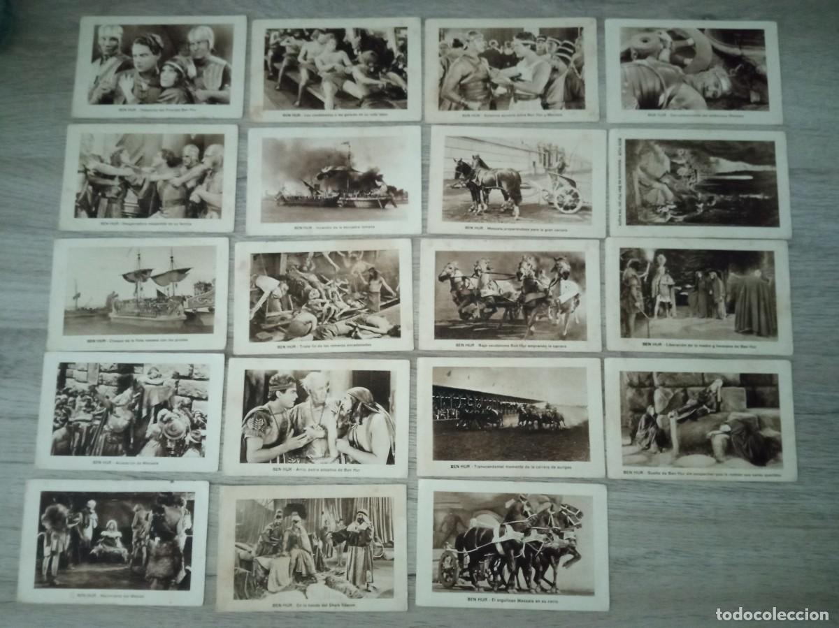 Cine: BEN HUR, 19 CROMOS, CHOCOLATE JUNCOSA (ESTA COLECCI&Oacute;N CONSTA DE 21 CROMOS)