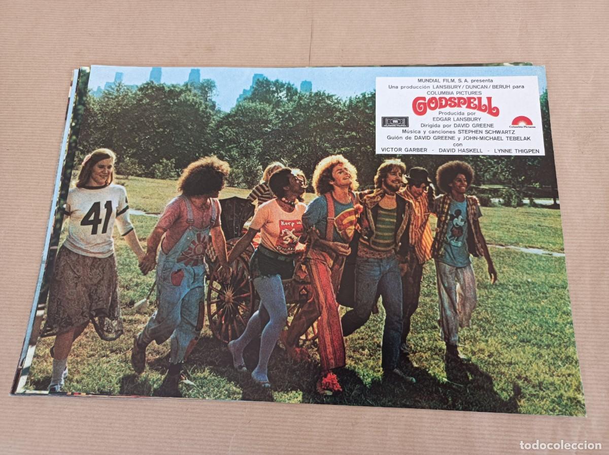 Cine: 7 FOTOCROMOS PEL&Iacute;CULA GODSPELL JUEGO INCOMPLETO
