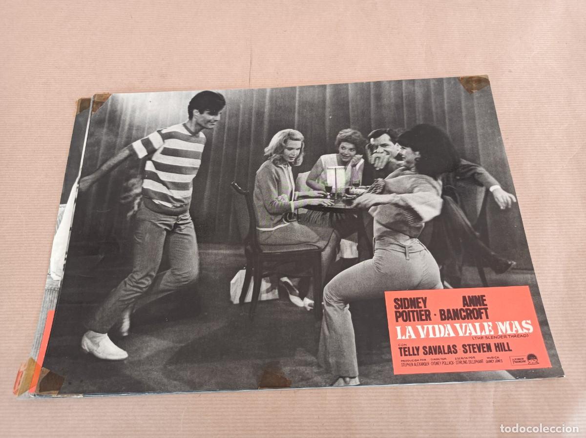 Cine: 11 FOTOCROMOS LA VIDA VALE M&Aacute;S JUEGO INCOMPLETO