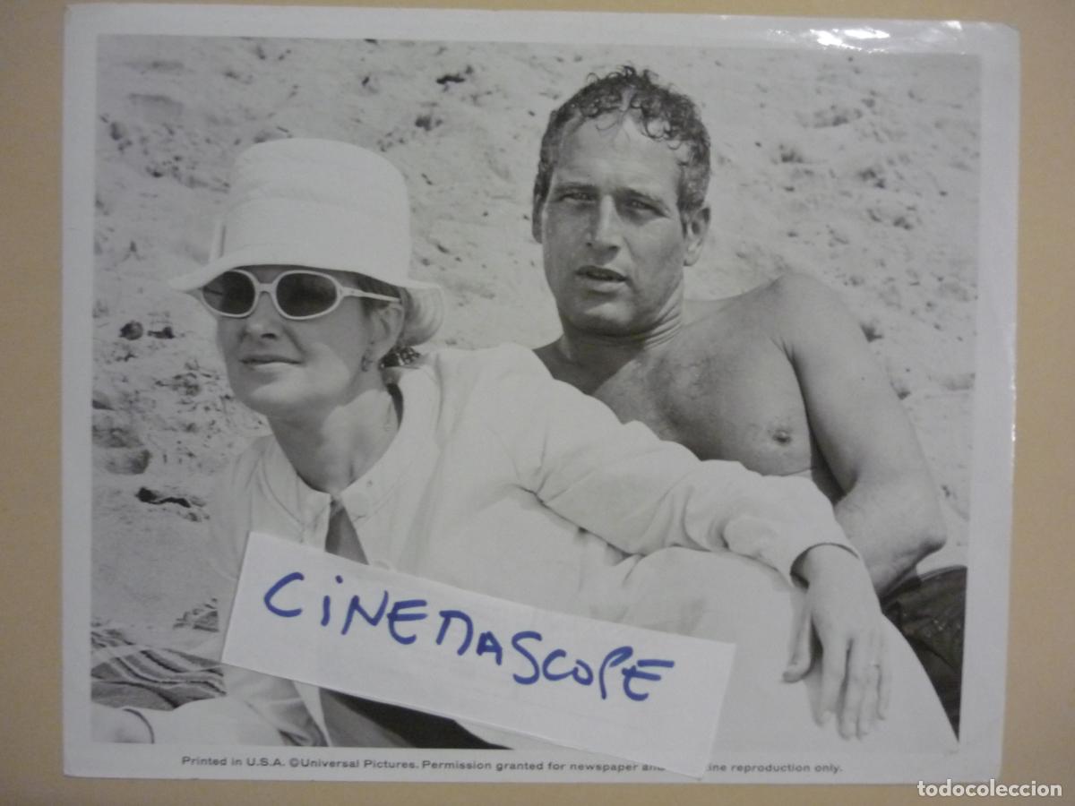 Cine: winning - foto original b/n - paul newman joenne woodward