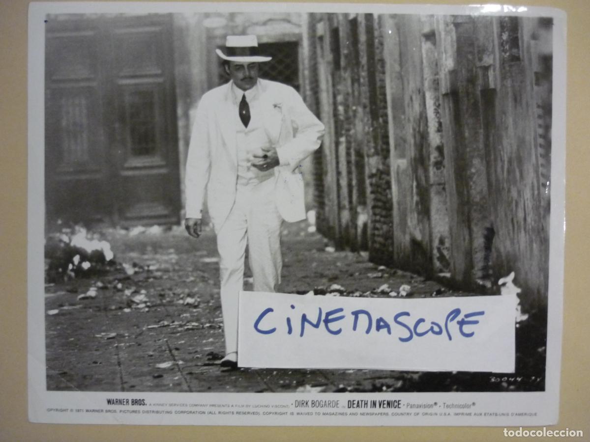 Kino: muerte en venecia - foto original b/n - dirk bogarde death in venice luchino visconti