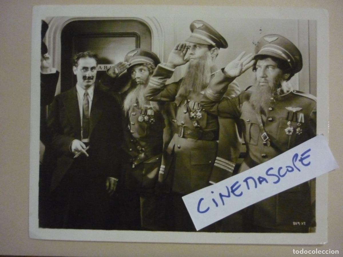 Cine: una noche en la opera - foto original b/n - hermanos marx A Night at the Opera groucho