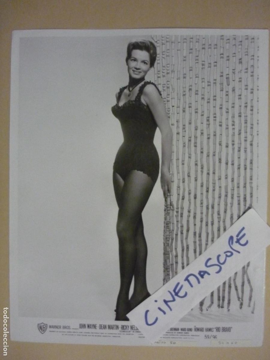 Cine: angie dickinson - foto original b/n - rio bravo