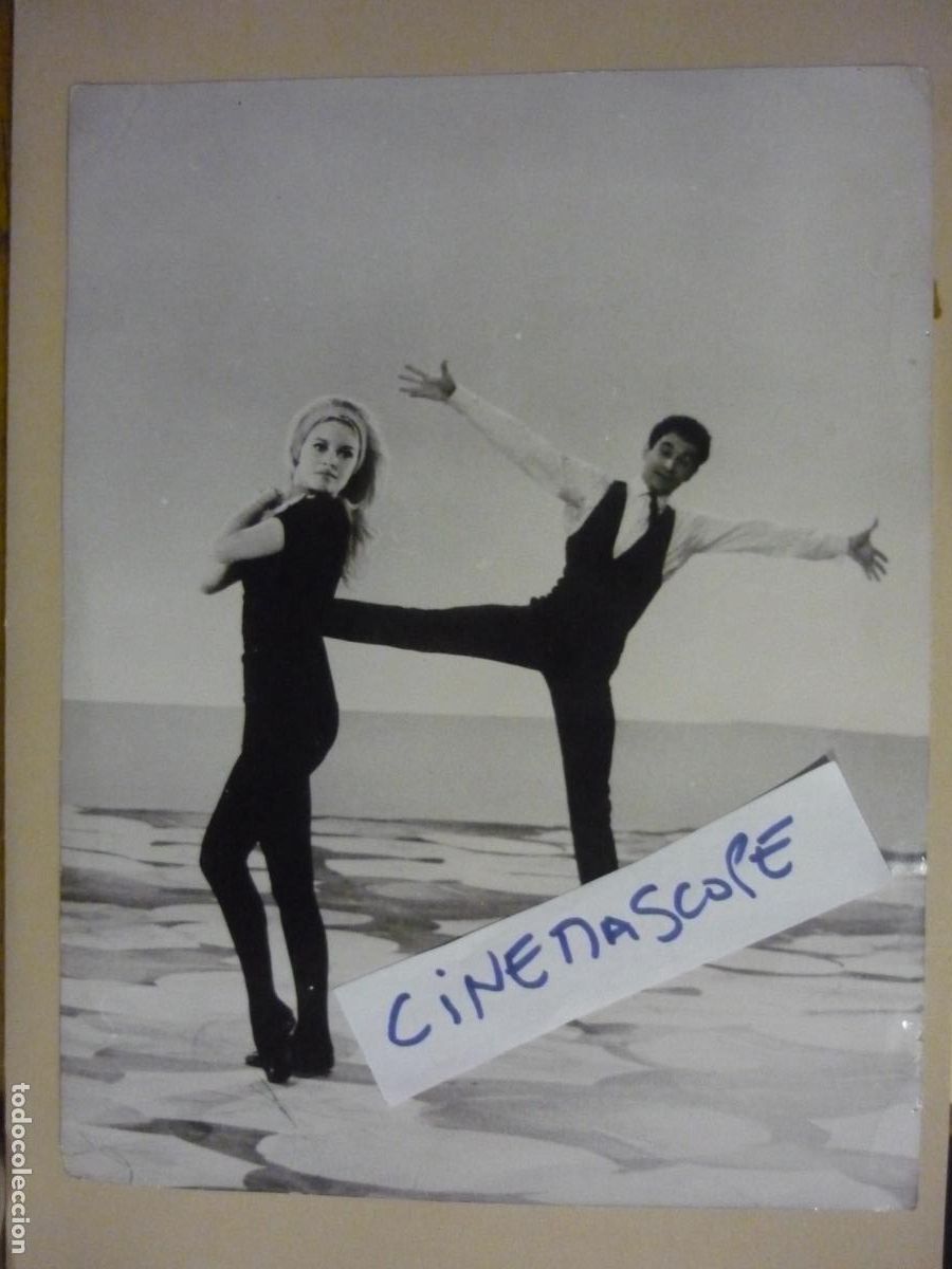 Cine: brigitte bardot - foto original b/n - dancing scene