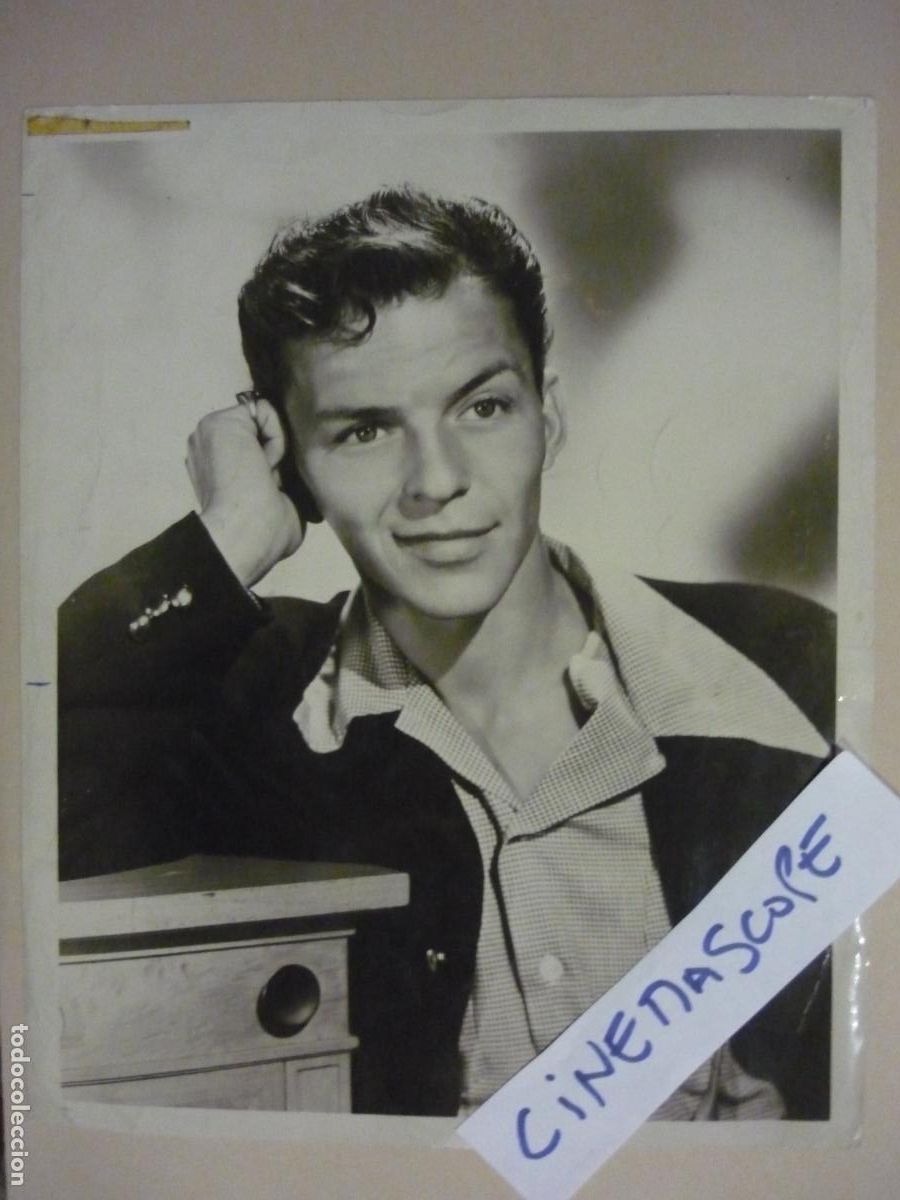 Cine: frank sinatra - foto original b/n - american cinema actor